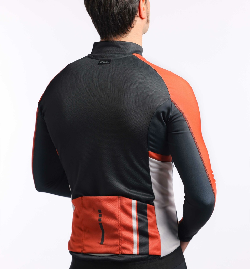 Maillot Ciclista Manga Larga Sublim Scuba Slate Hombre Inverseteams