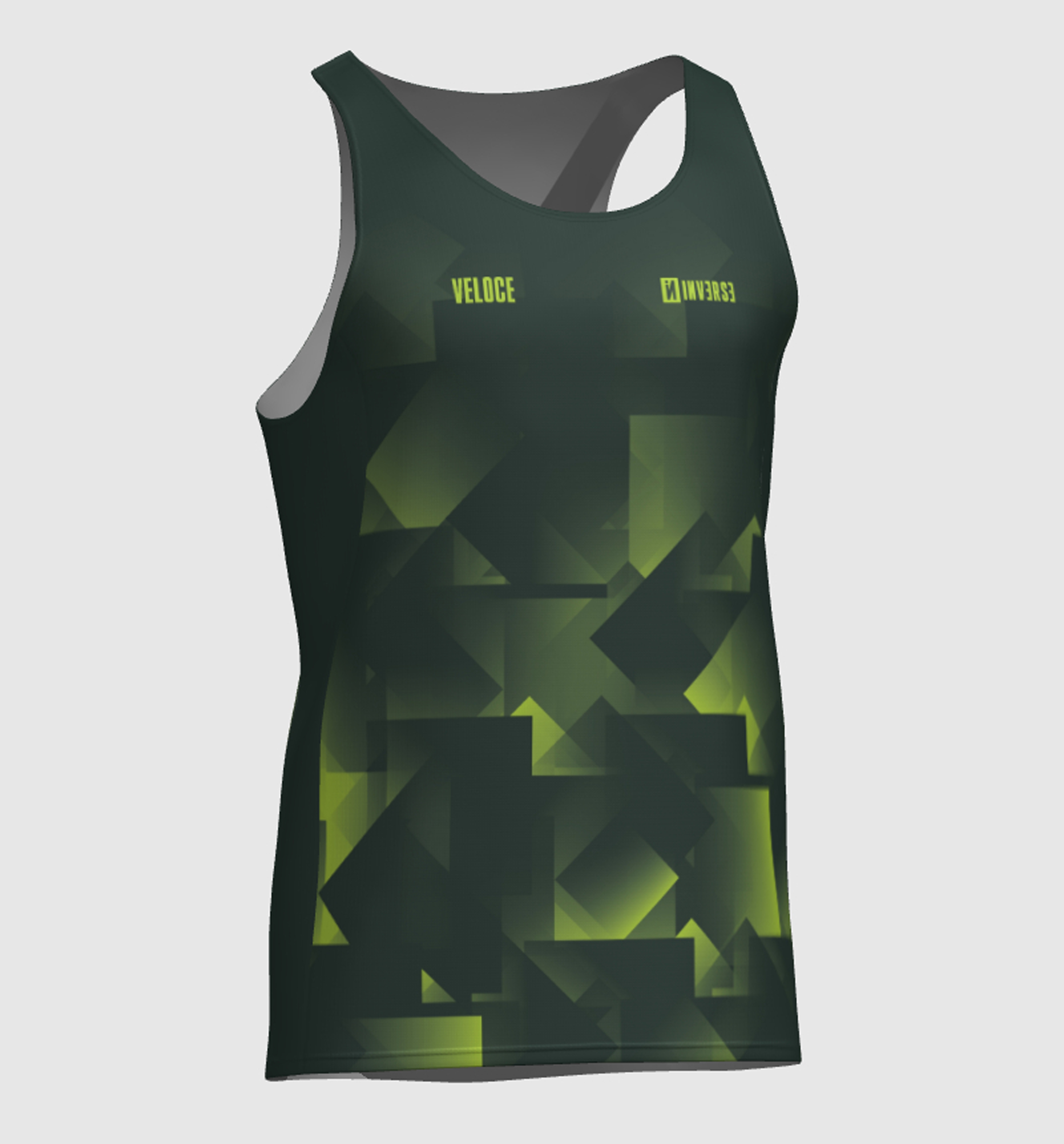 Hecho de Simplificar contraste Camiseta atletismo de tirantes personalizada VELOCE (HOMBRE)