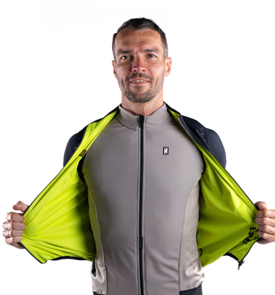 High visibility cycling vest BLAZE