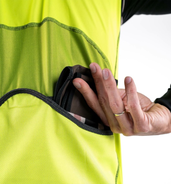 High visibility cycling vest BLAZE