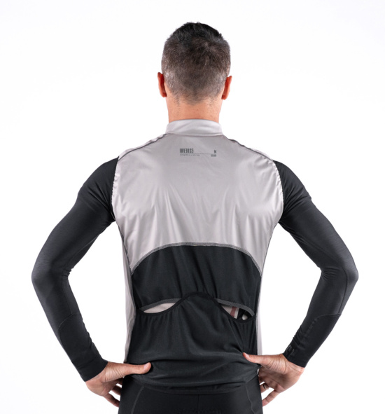 Armilla ciclista reversible PURE TECH STONE/BLACK