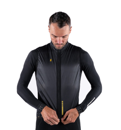 Gilet cycliste réversible PURE TECH STONE/BLACK