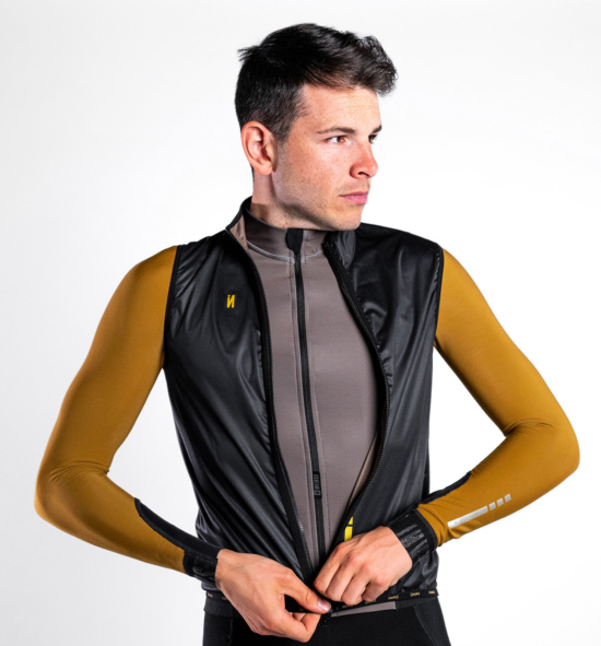 Gilet cycliste réversible PURE TECH TIERRA/BLACK