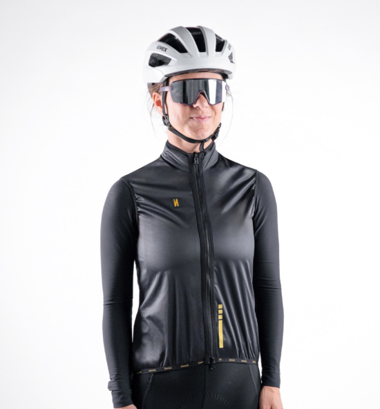 Armilla ciclista reversible dona PURE TECH STONE/BLACK