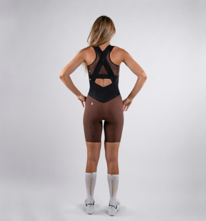 CULOTTE MARRON CICLISMO MUJER