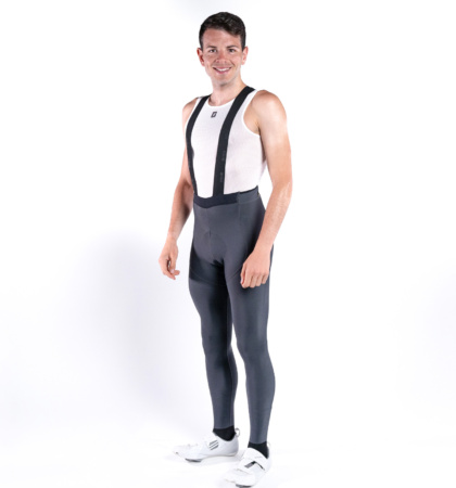 Cycling bib tights PURE NEKO ANTRACITA