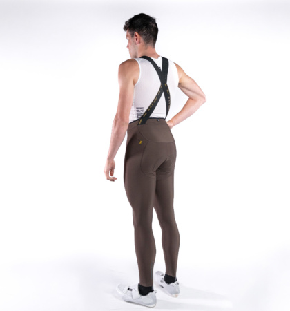 Cycling bib tights PURE NEKO BROWN