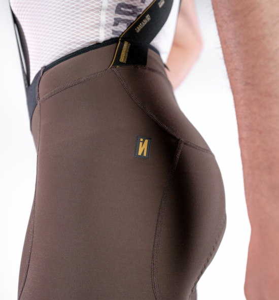 Cycling bib tights PURE NEKO BROWN