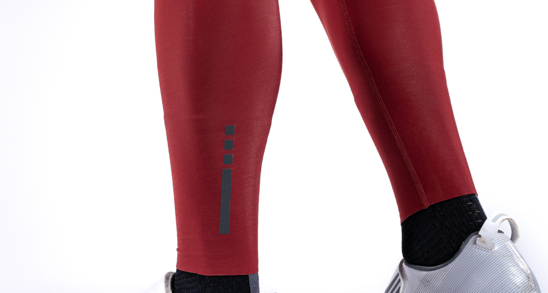 Pantalón ciclismo rojo