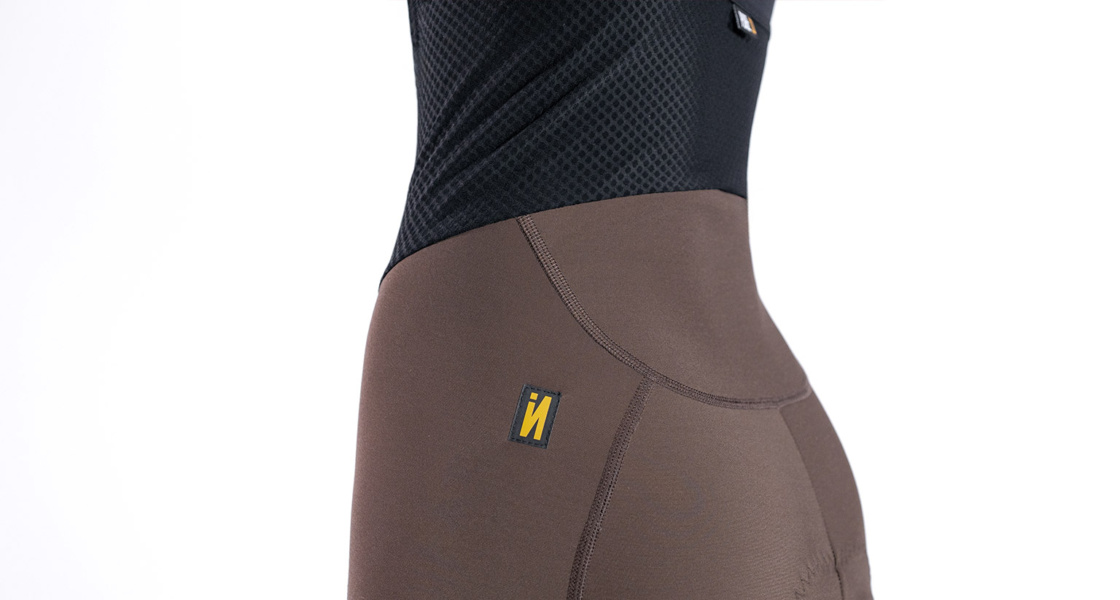 Pantalón ciclismo mujer marrón