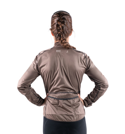 Impermeable ciclista reversible 2WAY TIERRA/BLACK