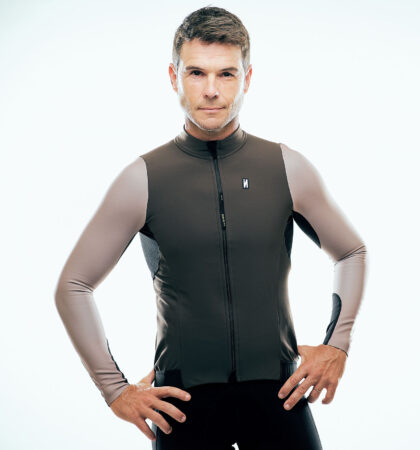 maillot ciclista inverse marron