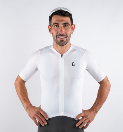 white road cycling jersey