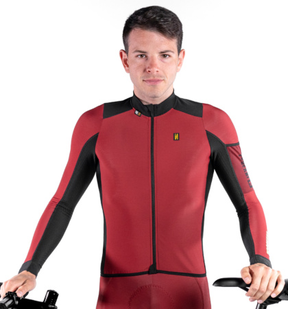 MAILLOT CICLISTA INVIERNO ROJO