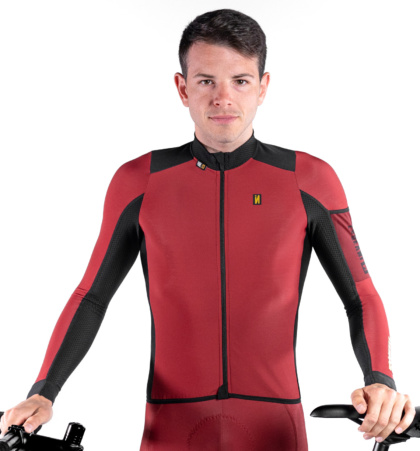 MAILLOT CICLISTA INVIERNO ROJO