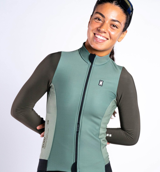 Damen Langarm Radtrikot SUBLIM JADE