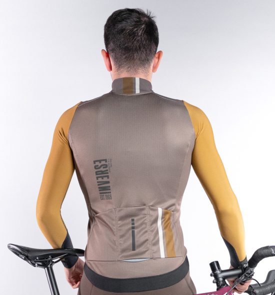 Long sleeve cycling jersey SUBLIM HONEY