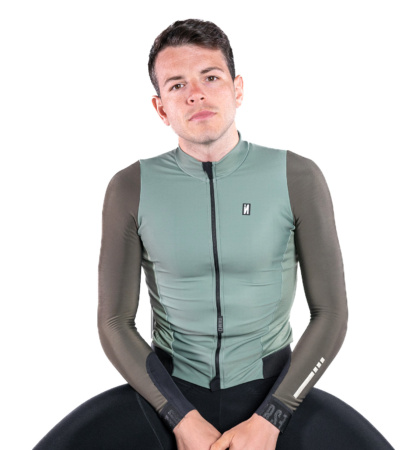 MAILLOT CICLISTA VERDE INVERSE