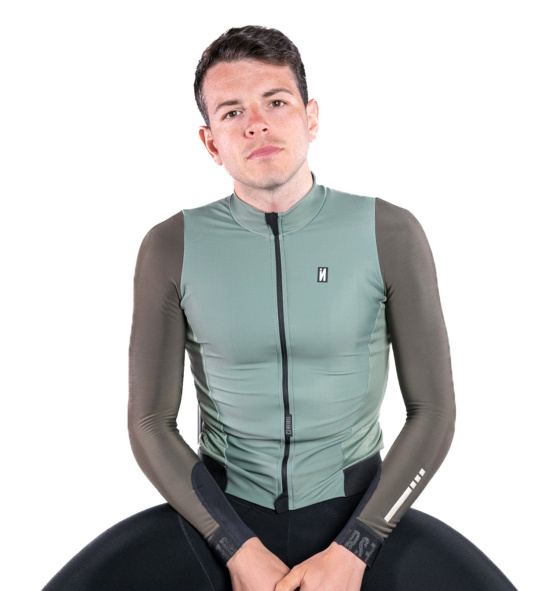 MAILLOT CICLISTA VERDE INVERSE