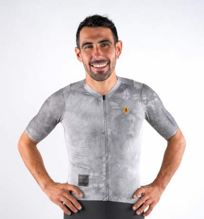 maillot ciclismo gris