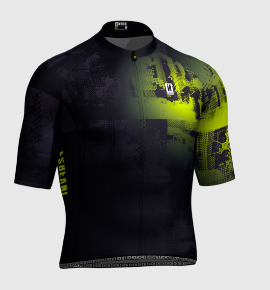 slim fit cycling jersey